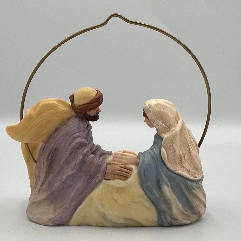 Vintage Hallmark 1996‎ Christmas Joy Nativity Keepsake Ornament Duane Unruh